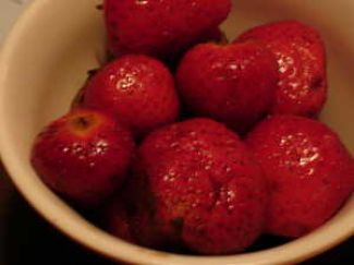Aardbeien Met Acetosmaak