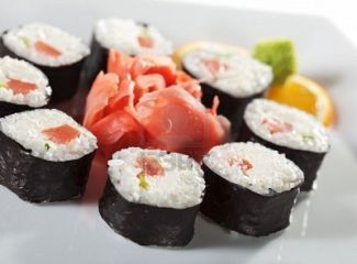 Sushi Met Gerookte Zalm