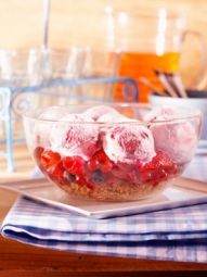 Trifle Van Roomijs, Cruesli En Rood Fruit 
